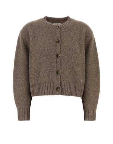 [해외직구][X45]LOULOU DE SAISON REMUS ASHESMELANGE 여성 스웨터 니트 가디건 Mud wool blend Remus cardigan