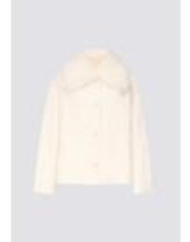 [해외직구][G95]Loulou de Saison RAFEIVORYIVORY 여성 자켓 봄버자켓 블레이저 패딩 베스트 RAFE DETACHABLE FAUX FUR COLLAR