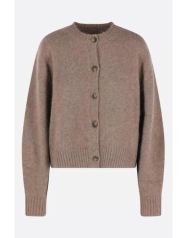 [해외직구][E32]LOULOU DE SAISON REMUSASHESMELANGE 의류 니트 스웨터 가디건 LOULOU DE SAISON Remus cropped cardigan in cashmere