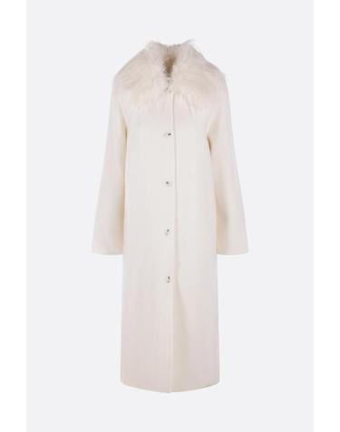 [해외직구][E32]LOULOU DE SAISON YRSAIVORY 여성 코트 LOULOU DE SAISON Yrsa coat in wool and cashmere