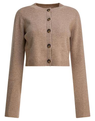 [해외직구][V90]LouLou De Saison ZEPHIR LDSBEIGE MELANGE 여성 니트 스웨터 가디건 Knitwear