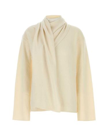 [해외직구][X45]LOULOU DE SAISON FRANCES IVORY 여성 스웨터 니트 가디건 Cream cashmere Frances sweater