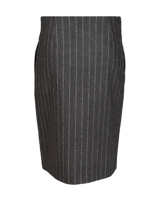 루루 드 시종 [해외직구][A94]LOULOU DE SAISON MASONANTHRACITE STRIPES 여성 스커트 치마 LOULOU DE SAISON LOULOU DE SAISON Mason Wrap Skirt 착용컷