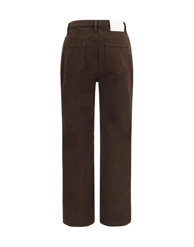 루루 드 시종 [해외직구][K68]LOULOU DE SAISON JUDELDS BROWN 여성 청바지 데님 진 데님진 Jude Jeans 착용컷