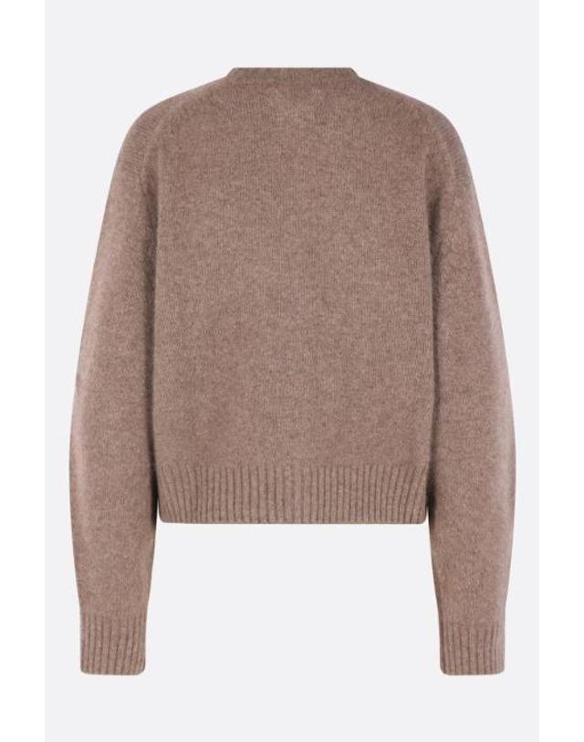 루루 드 시종 [해외직구][E32]LOULOU DE SAISON REMUSASHESMELANGE 의류 니트 스웨터 가디건 LOULOU DE SAISON Remus cropped cardigan in cashmere 착용컷