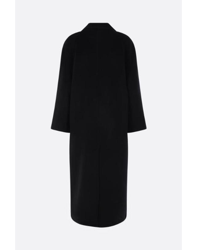 루루 드 시종 [해외직구][E32]LOULOU DE SAISON IRVINBLACK 여성 코트 LOULOU DE SAISON Irvin double breasted coat in wool 착용컷
