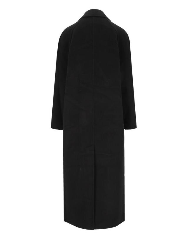 루루 드 시종 [해외직구][A94]LOULOU DE SAISON IRVINBLACK 여성 코트 아우터 LOULOU DE SAISON LOULOU DE SAISON Irvin Double Breasted Coat Cashmere 착용컷