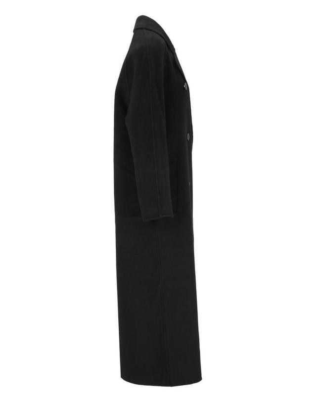 루루 드 시종 [해외직구][A94]LOULOU DE SAISON IRVINBLACK 여성 코트 아우터 LOULOU DE SAISON LOULOU DE SAISON Irvin Double Breasted Coat Cashmere 착용컷