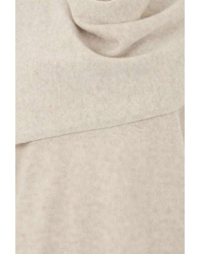 루루 드 시종 [해외직구][E32]LOULOU DE SAISON FRANCESBEIGEMELANGE 의류 니트 스웨터 가디건 LOULOU DE SAISON Frances sweater in cashmere 착용컷