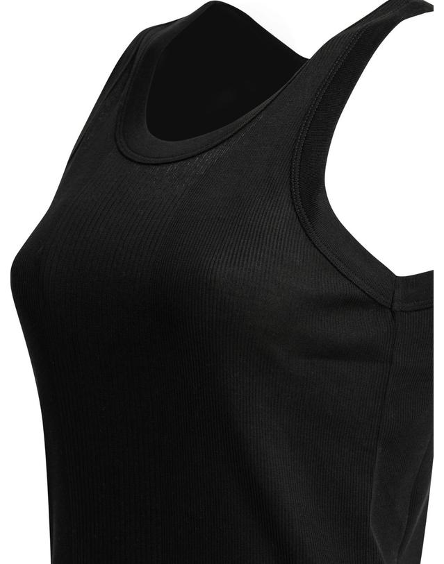 루루 드 시종 [해외직구][V90]LouLou De Saison LIMBA LDSBLACK 여성 티셔츠 민소매 셔츠 폴로티 Tops 착용컷