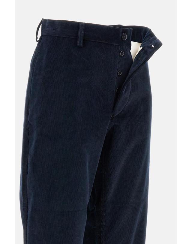 사이블사렐 사이블 사렐 [해외직구][G95]Sibel Saral FW25P13NAVY 여성 트라우저 치노 면바지 CORDUROY PANTS 착용컷