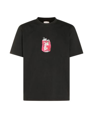 [해외직구][S27]ARTE ANTWERP AW26135T001 남성 티셔츠 긴팔티 반팔티 피케셔츠 폴로티 반팔 셔츠 BLACK COTTON ARTE CAN PRINTED T SHIRT