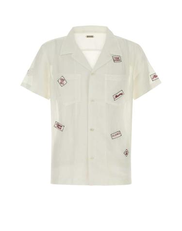 [해외직구][X45]보디 MRF25SH040 WHITE 남성 셔츠 남방 긴팔 반팔 White cotton blend On Air shirt