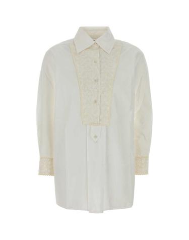 [해외직구][X45]보디 WRS26SH008 ECRU 여성 셔츠 남방 반팔 긴팔 블라우스 White poplin Closure shirt