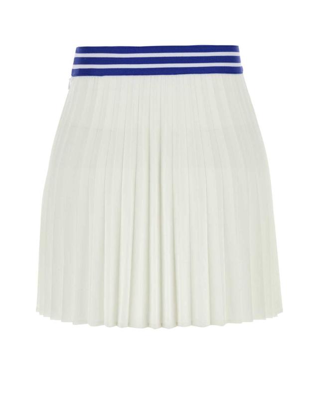 보디 [해외직구][X45]보디 WRF24CS021 CREAM 여성 스커트 치마 롱 미디 미니스커트 White piquet Court mini skirt 착용컷