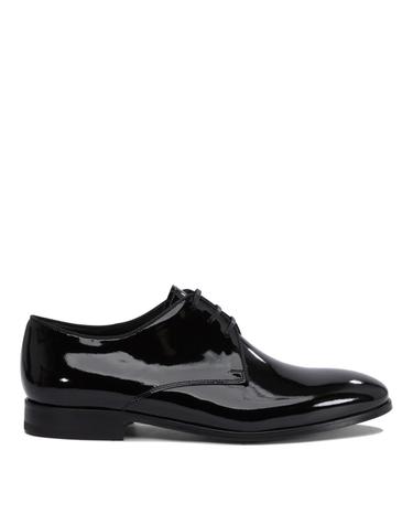 [해외직구][V90]Fabi FU1300VERNICENERO 남성 로퍼 옥스퍼드 더비슈즈 드레스슈즈 Patent leather oxford