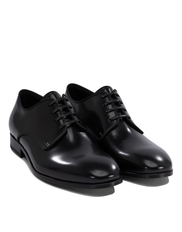 파비 [해외직구][V90]Fabi FU1070CITY NERO 남성 레이스업슈즈 더비슈즈 구두 Leather brogues 착용컷