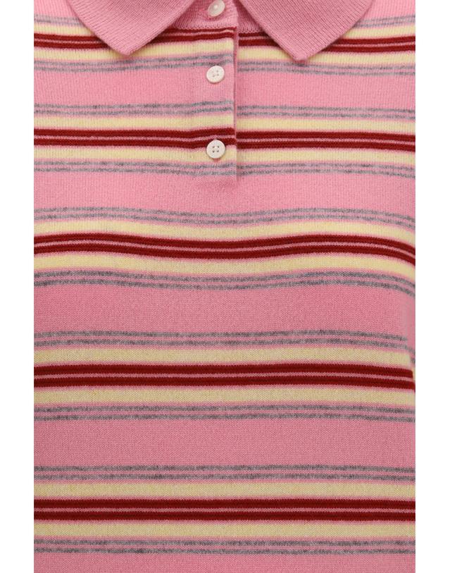 게스트 인 레지던스 [해외직구][K68]GUEST IN RESIDENCE W43810JL SPRCO 여성 니트 스웨터 가디건 College striped Polo Sweater 착용컷