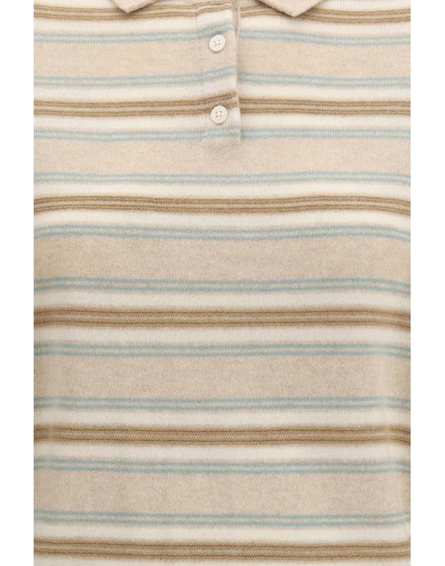 게스트 인 레지던스 [해외직구][K68]GUEST IN RESIDENCE W43810JL SNDCO 여성 니트 스웨터 가디건 College striped Polo Sweater 착용컷