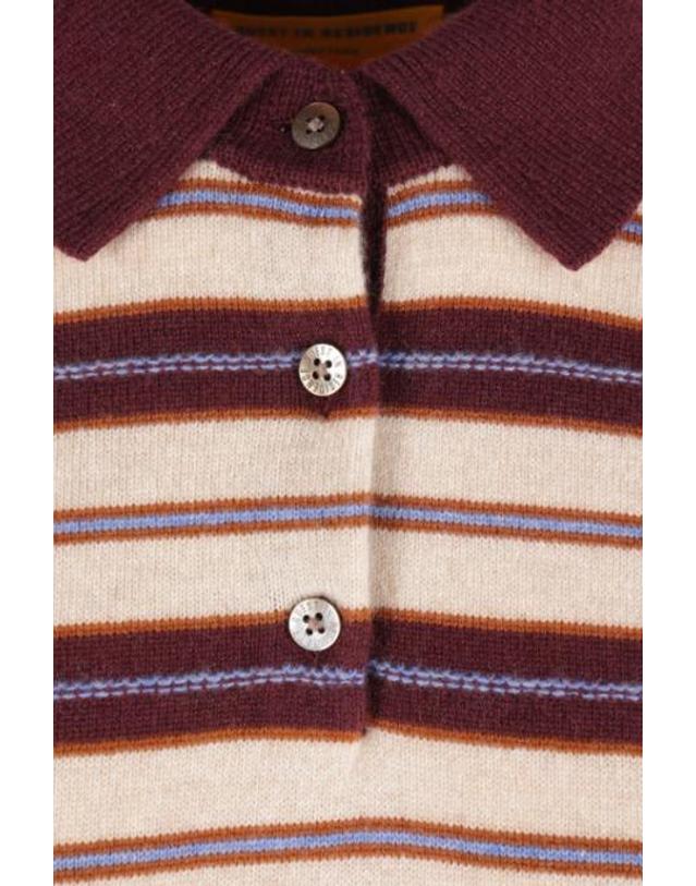 게스트 인 레지던스 [해외직구][E32]GUEST IN RESIDENCE W49210JMFIGCO 의류 니트 스웨터 가디건 GUEST IN RESIDENCE Collegiate polo sweater in cashmere 착용컷