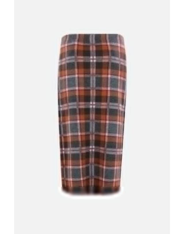 게스트 인 레지던스 [해외직구][E32]GUEST IN RESIDENCE W50219JMSPRCO 여성 스커트 치마 GUEST IN RESIDENCE wrap skirt in tartan wool and cashmere 착용컷