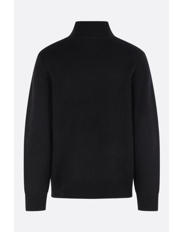 게스트 인 레지던스 [해외직구][E32]GUEST IN RESIDENCE M25210RMBLK 남성 니트 스웨터 GUEST IN RESIDENCE half zip sweater in cashmere 착용컷