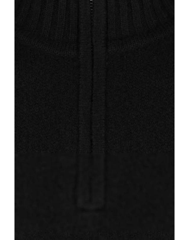 게스트 인 레지던스 [해외직구][E32]GUEST IN RESIDENCE M25210RMBLK 남성 니트 스웨터 GUEST IN RESIDENCE half zip sweater in cashmere 착용컷
