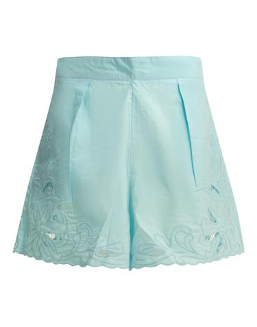 [해외직구][V90]Juliet Dunn JD9103SKY 여성 숏팬츠 반바지 숏츠 Embroidered shorts