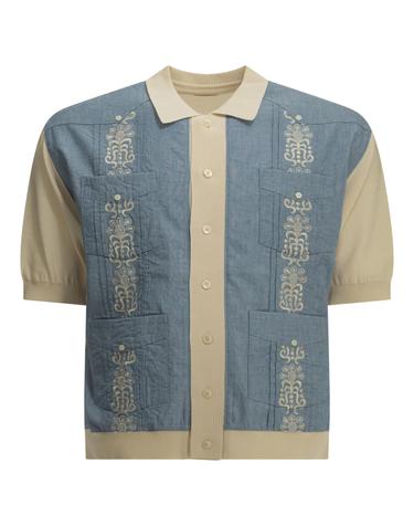 [해외직구][V90]KAPITAL K2604KN149SAX 남성 셔츠 남방 Cuba Casual Shirt