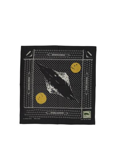 [해외직구][V90]KAPITAL EK 1404BABBLACK 남성 스카프 머플러 Fastcolor Selvedge Bandana