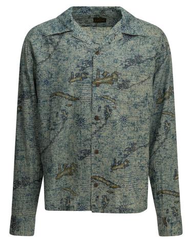 [해외직구][V90]KAPITAL K2603LS040IDG 남성 셔츠 남방 Key West Casual Shirt