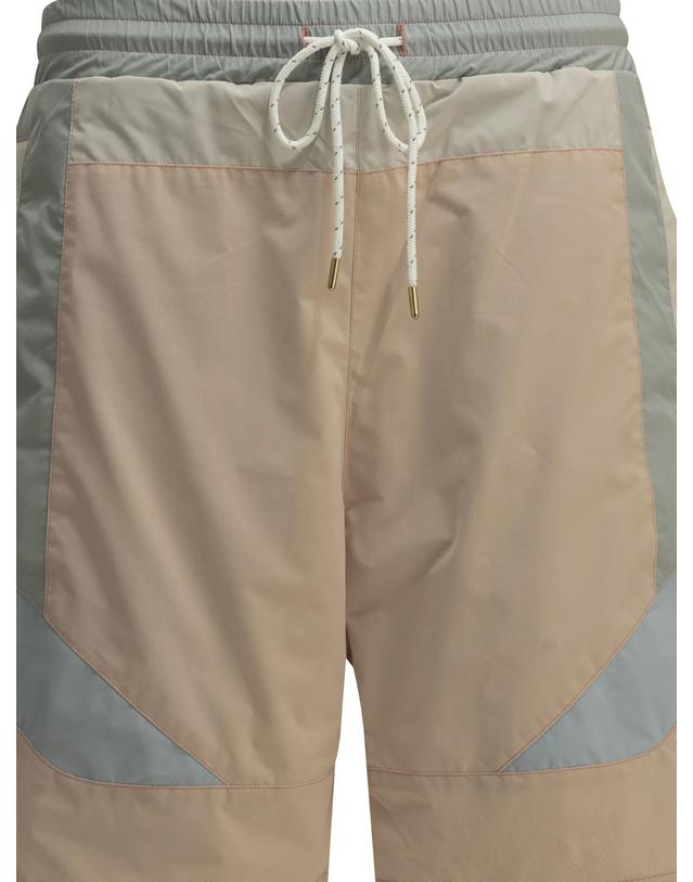캐피탈 [해외직구][V90]KAPITAL K2605SP200LIGHTPINK 남성 수영복 스윔팬츠 수영바지 Shaka Beach Shorts 착용컷