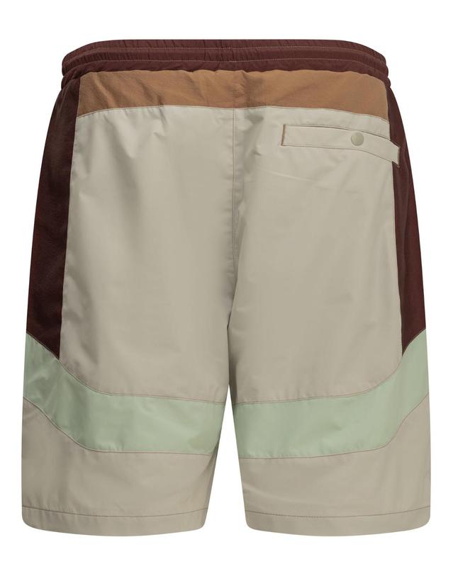 캐피탈 [해외직구][V90]KAPITAL K2605SP200LIGHTGRAY 남성 수영복 스윔팬츠 수영바지 Shaka Beach Shorts 착용컷