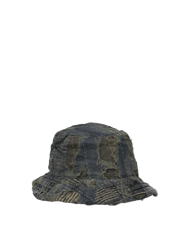 캐피탈 [해외직구][V90]KAPITAL K2606XH554IDG 남성 캡 모자 비니 버킷햇 Boro Bucket Hat 착용컷