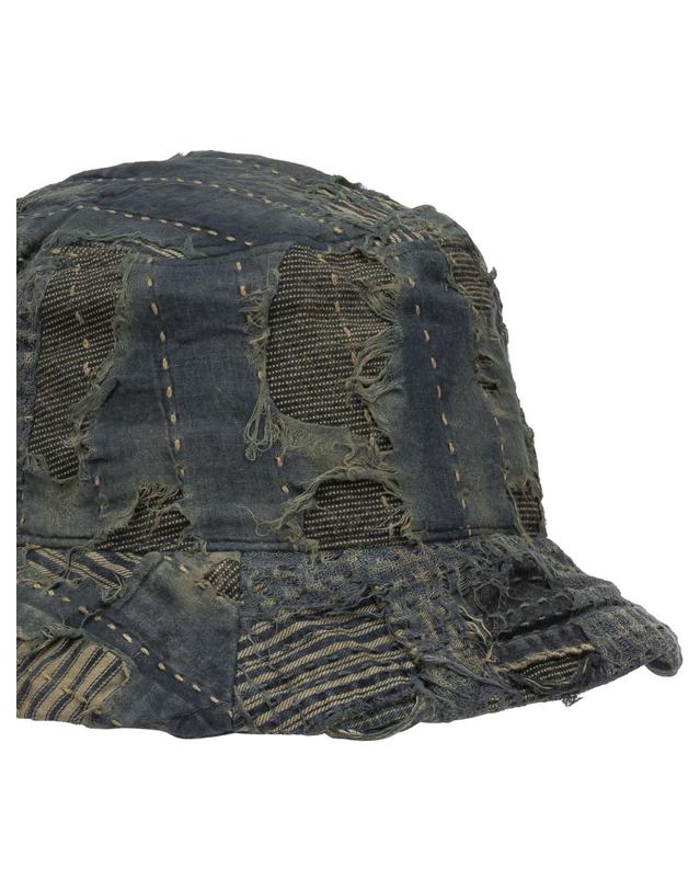 캐피탈 [해외직구][V90]KAPITAL K2606XH554IDG 남성 캡 모자 비니 버킷햇 Boro Bucket Hat 착용컷