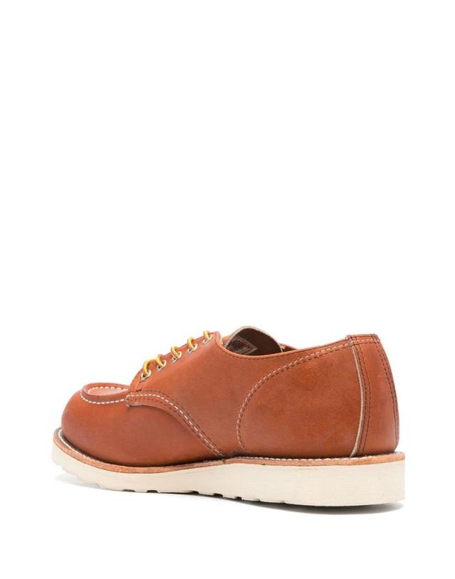 레드윙 [해외직구][P13]RED WING SHOES 08092 남성 더비슈즈 레이스업 브로그 구두 옥스포드슈즈 윙팁 신발 RED WING SHOES SHOP MOC LEATHER BROGUES 착용컷