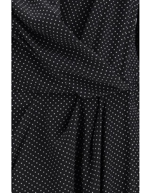 사수피 [해외직구][K68]SA SU PHI S26585 0690 여성 원피스 드레스 롱원피스 맥시원피스 Criss Cross polka dot silk crepe de chine long Dress 착용컷