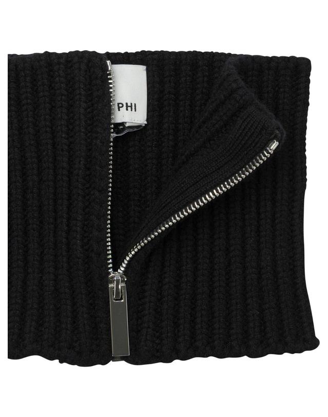 사수피 [해외직구][V90]Sa Su Phi W25950MWS0900 여성 스카프 목도리 머플러 숄 Cashmere zipper scarf 착용컷