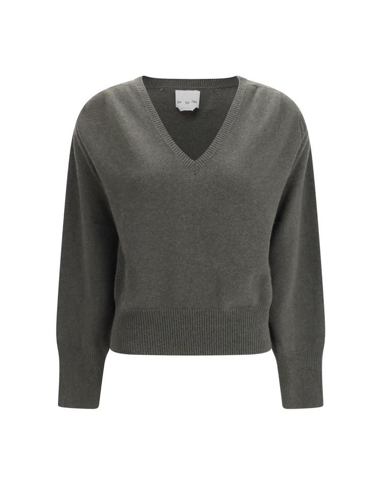 [해외] [사수피] [K68]SA SU PHI S26655 0750 여성 니트 스웨터 가디건 V neck cashmere Sweater FIMRXX00018