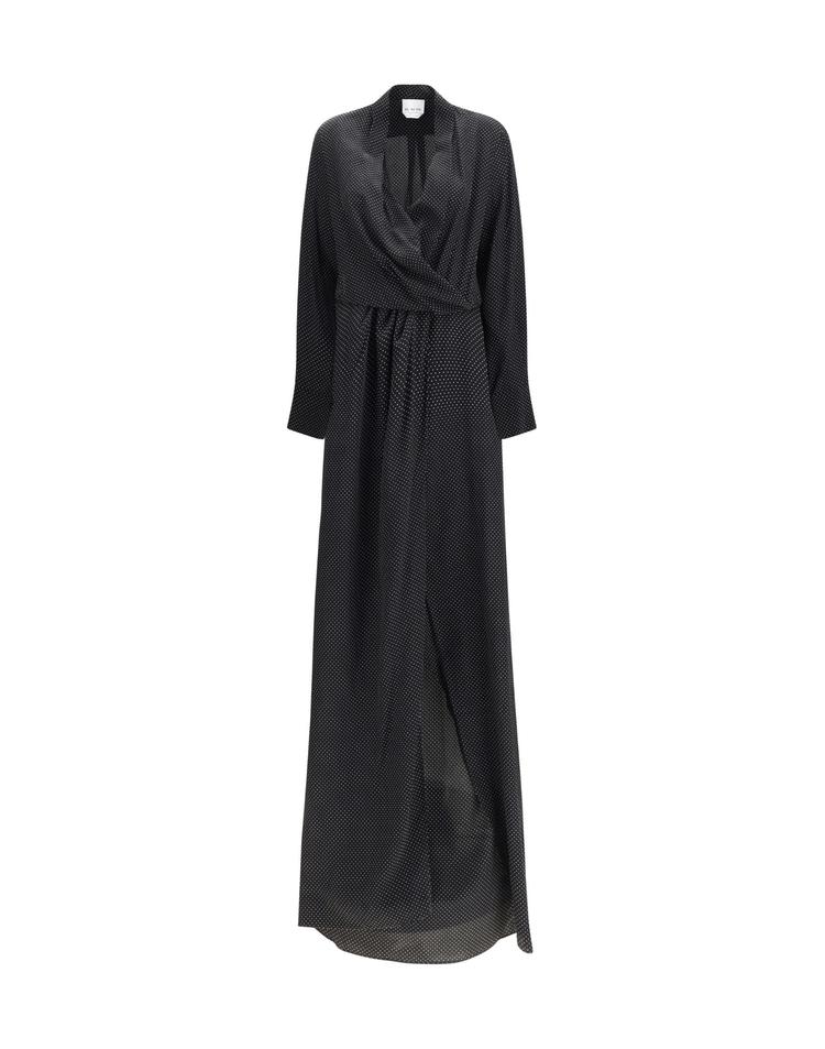 [해외] [사수피] [K68]SA SU PHI S26585 0690 여성 원피스 드레스 롱원피스 맥시원피스 Criss Cross polka dot silk crepe de chine lon