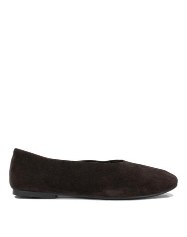 [해외직구][V90]Strategia A6193 XVELOUR EBANO 여성 플랫슈즈 발레리나슈즈 Ballerinas