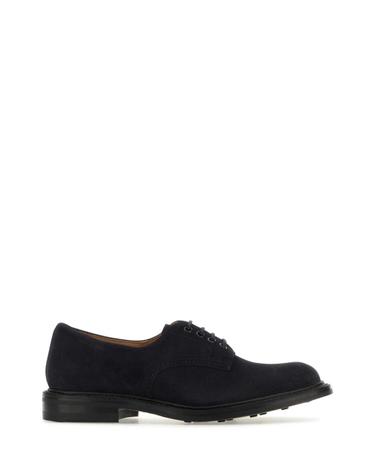 [해외직구][X45]TRICKERS DANIELOXREVERSED NAVY 남성 레이스업 옥스퍼드 더비슈즈 윙팁 드레스슈즈 Midnight blue suede Daniel lace up shoes