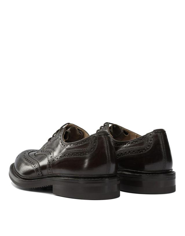트릭커스 [해외직구][V90]Trickers BOURTON 5ESPRESSO BURNISHED 남성 레이스업슈즈 더비슈즈 구두 Bourton Derby 착용컷