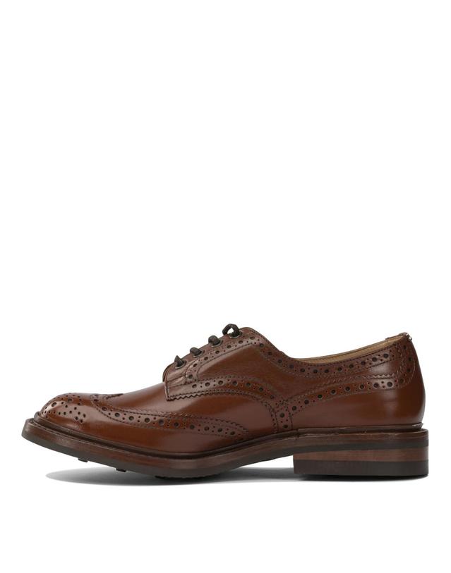 트릭커스 [해외직구][V90]Trickers BOURTON 5MARRON ANTIQUE 남성 레이스업슈즈 더비슈즈 구두 Bourton Derby 착용컷