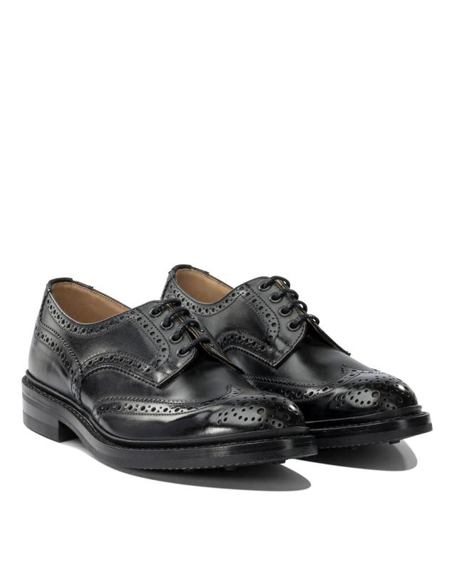 트릭커스 [해외직구][V90]Trickers BOURTON 5BLACK CALF 남성 레이스업슈즈 더비슈즈 구두 Bourton Derby 착용컷