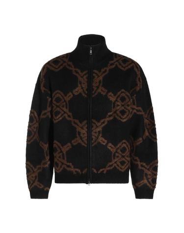 [해외직구][Q11]DAILY PAPER 2610143BLACK 남성 니트 스웨터 BLACK AND BROWN KNITWEAR
