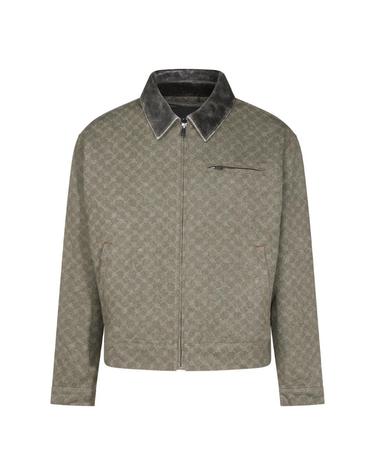 [해외직구][S27]DAILY PAPER 2610138ARMY GREEN 남성 봄버자켓 베이직자켓 코치자켓 테디자켓 후드자켓 플라이트 ARMY GREEN MONOGRAM WORKWEAR COTTON JACKET