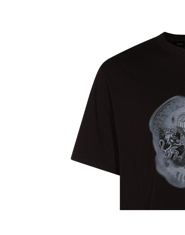 데일리 페이퍼 [해외직구][Q11]DAILY PAPER 2610168MOLE 남성 티셔츠 BLACK COTTON T SHIRT 착용컷