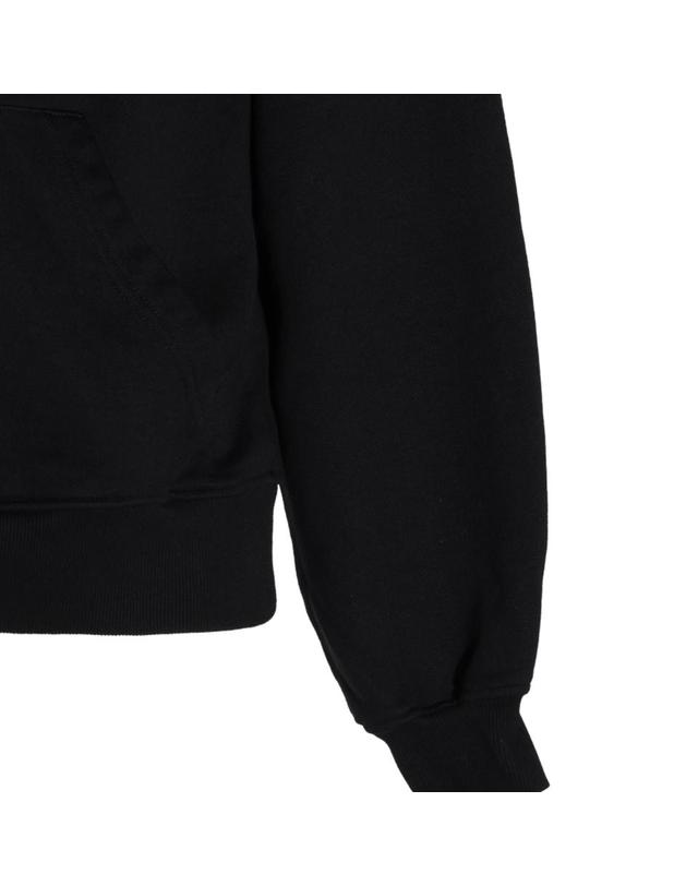 데일리 페이퍼 [해외직구][Q11]DAILY PAPER 2610125BLACK 남성 맨투맨 스웨트셔츠 후드 BLACK COTTON SWEATSHIRT 착용컷