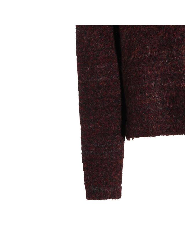 데일리 페이퍼 [해외직구][Q11]DAILY PAPER 2610145MADDER BROWN 남성 니트 스웨터 BROWN KNITWEAR 착용컷